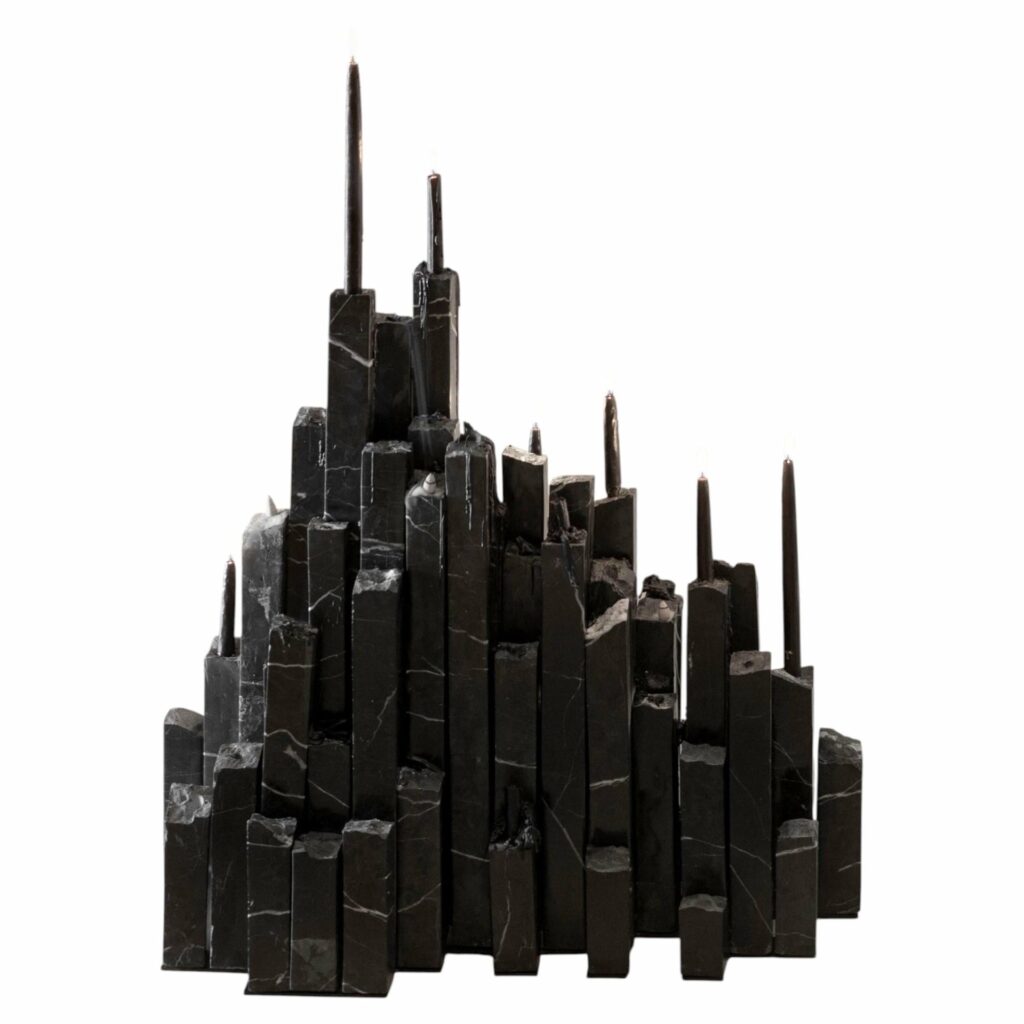 Ritus Tres Candelabra by Andres Monnier 1