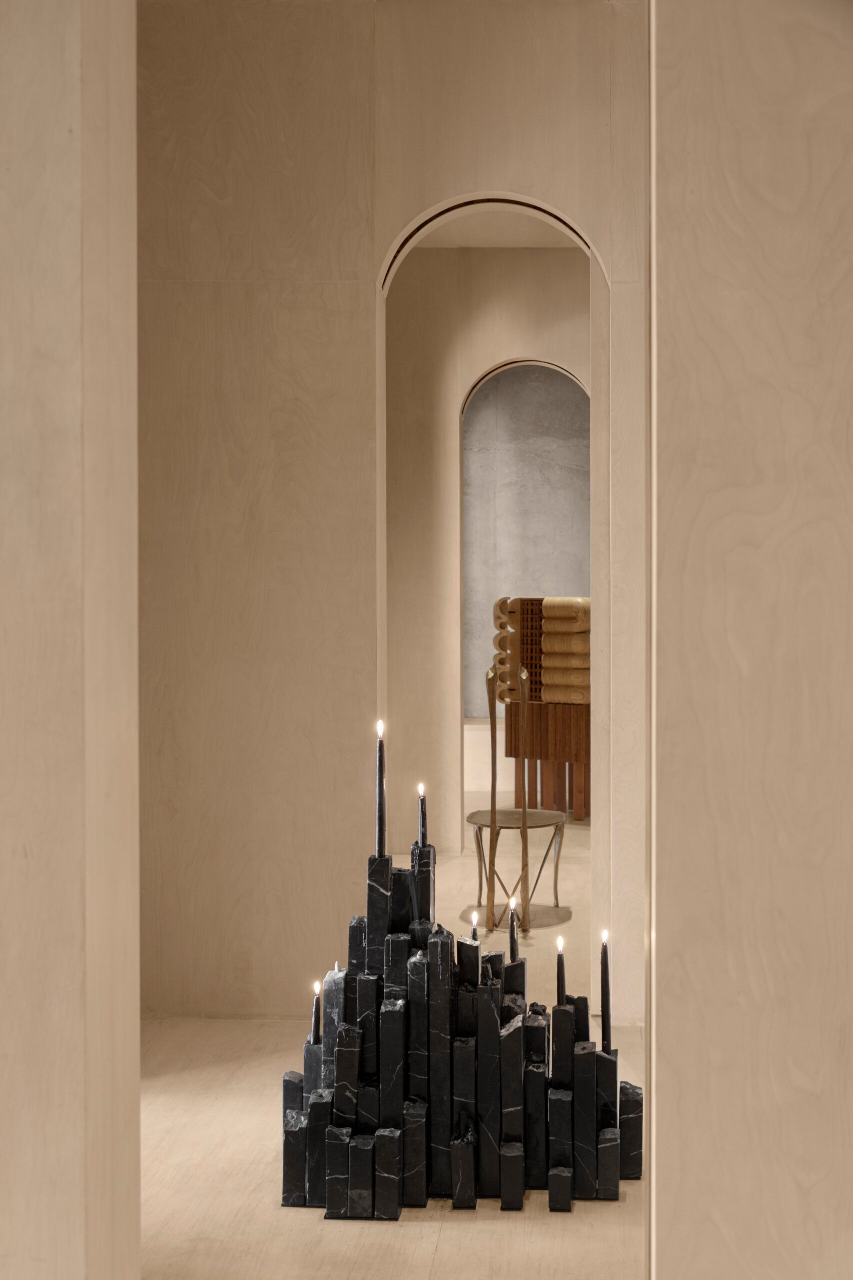 Ritus Tres Candelabra by Andres Monnier 3