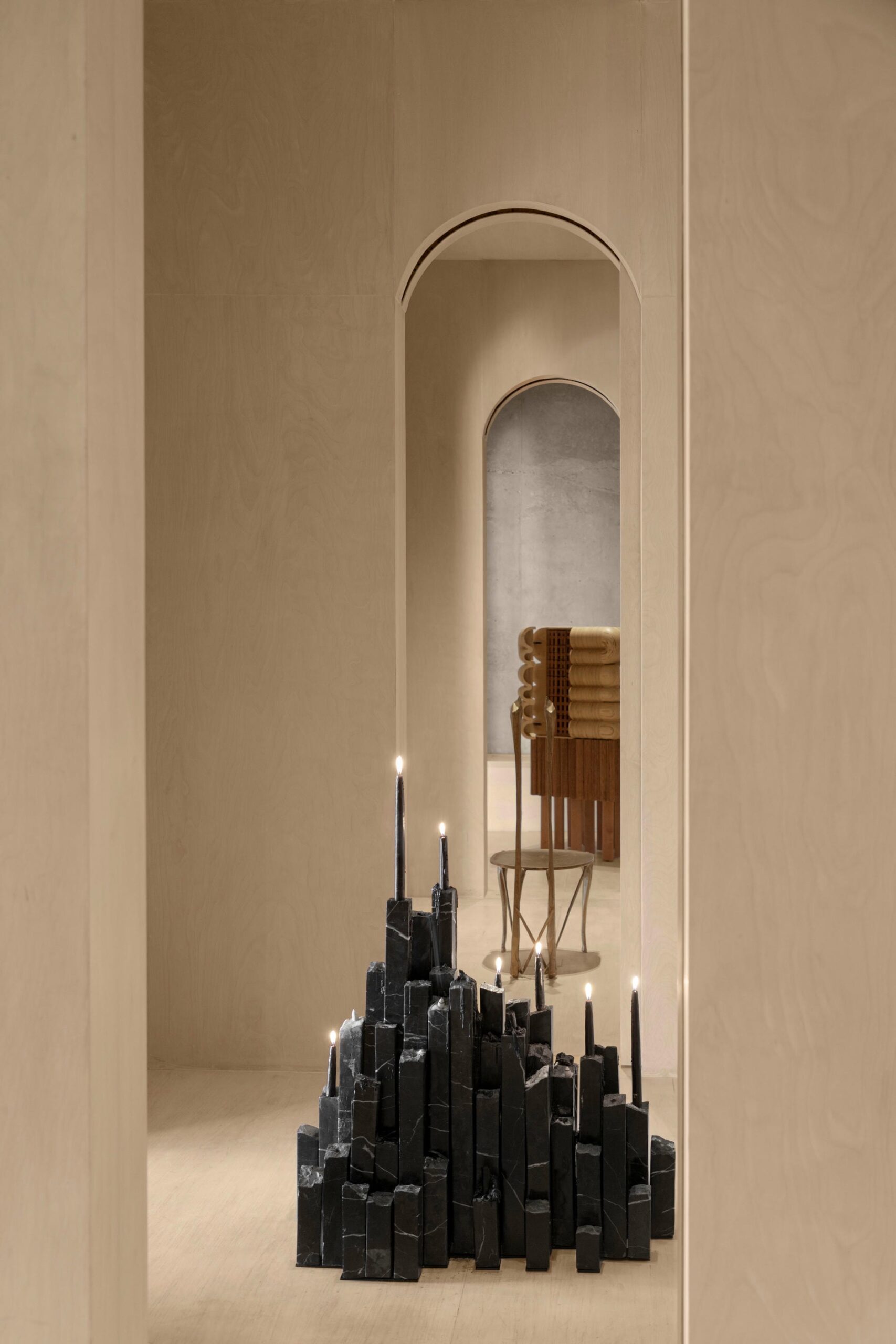 Ritus Tres Candelabra by Andres Monnier 3