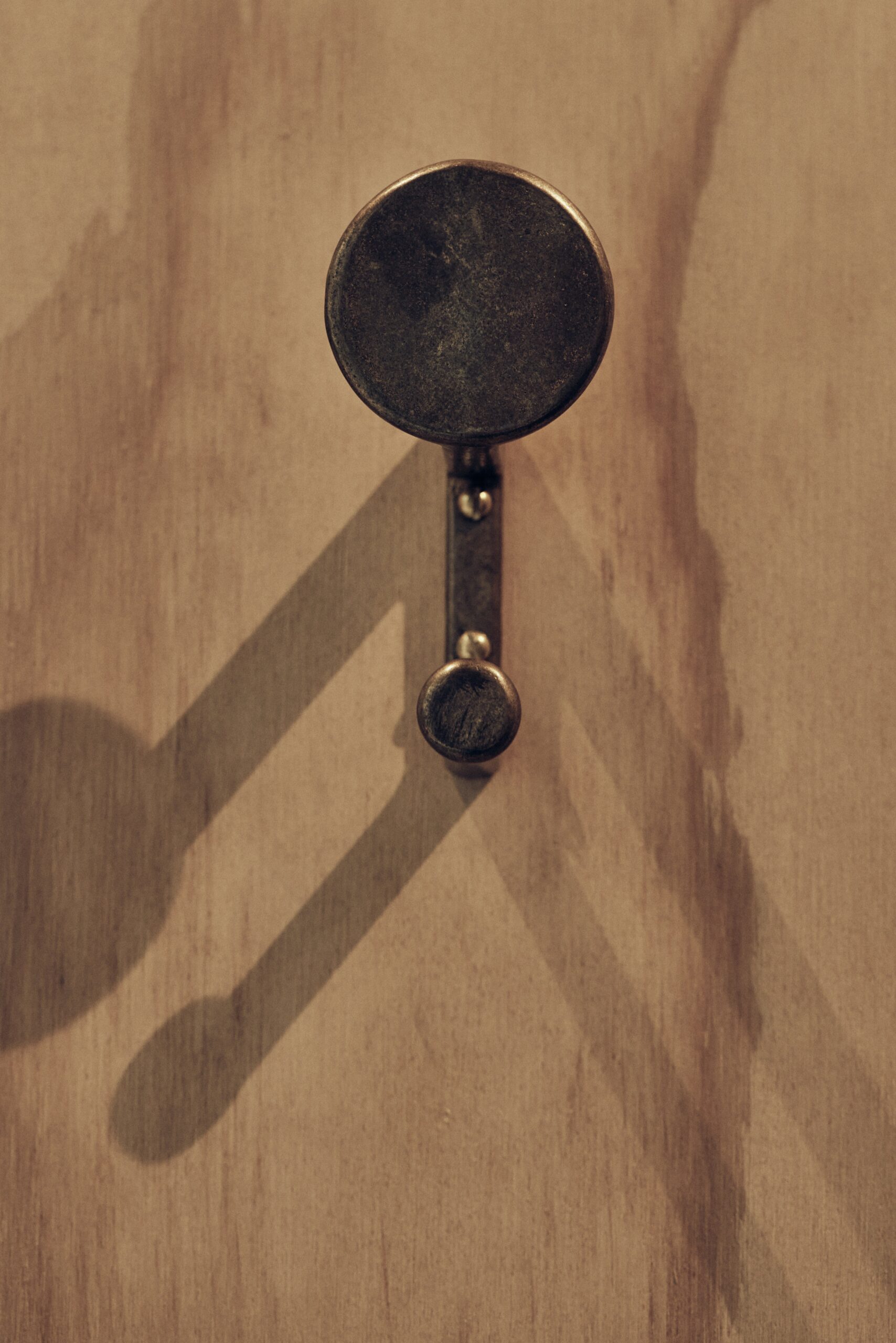 Set of 2 Brass F.ACE Wall Hooks by Henry Wilson 10