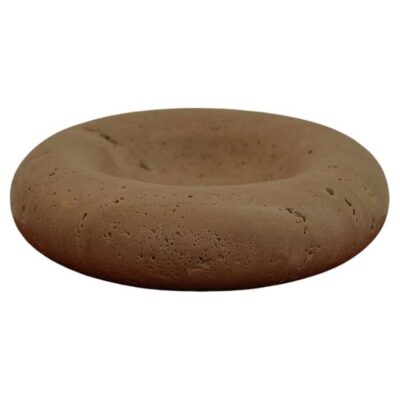 Travertine Ashtray by Henry Wilson