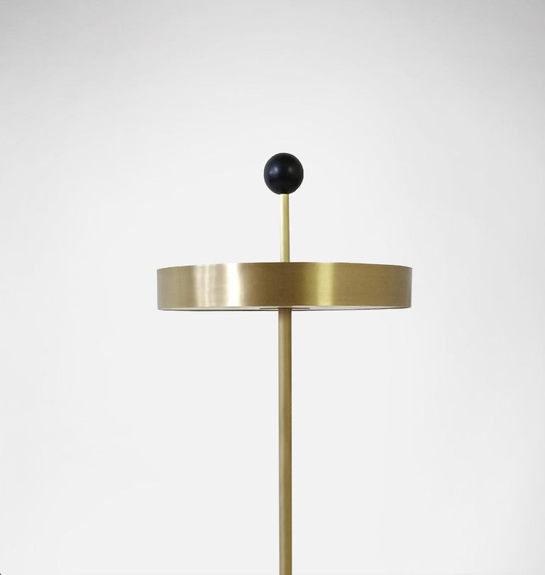 Te voet pil Oprecht Disc And Ball Floor Lamp by Square in Circle - Galerie Philia