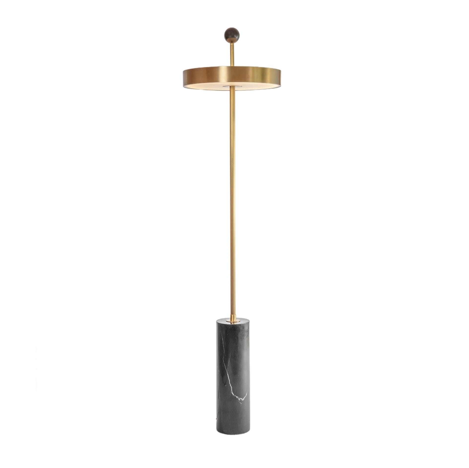 Disc and Ball Floor Lamp by Square in Circle 1