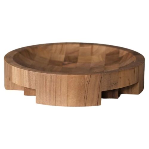 Disk Tray African Walnut Large by Arno Declercq 1