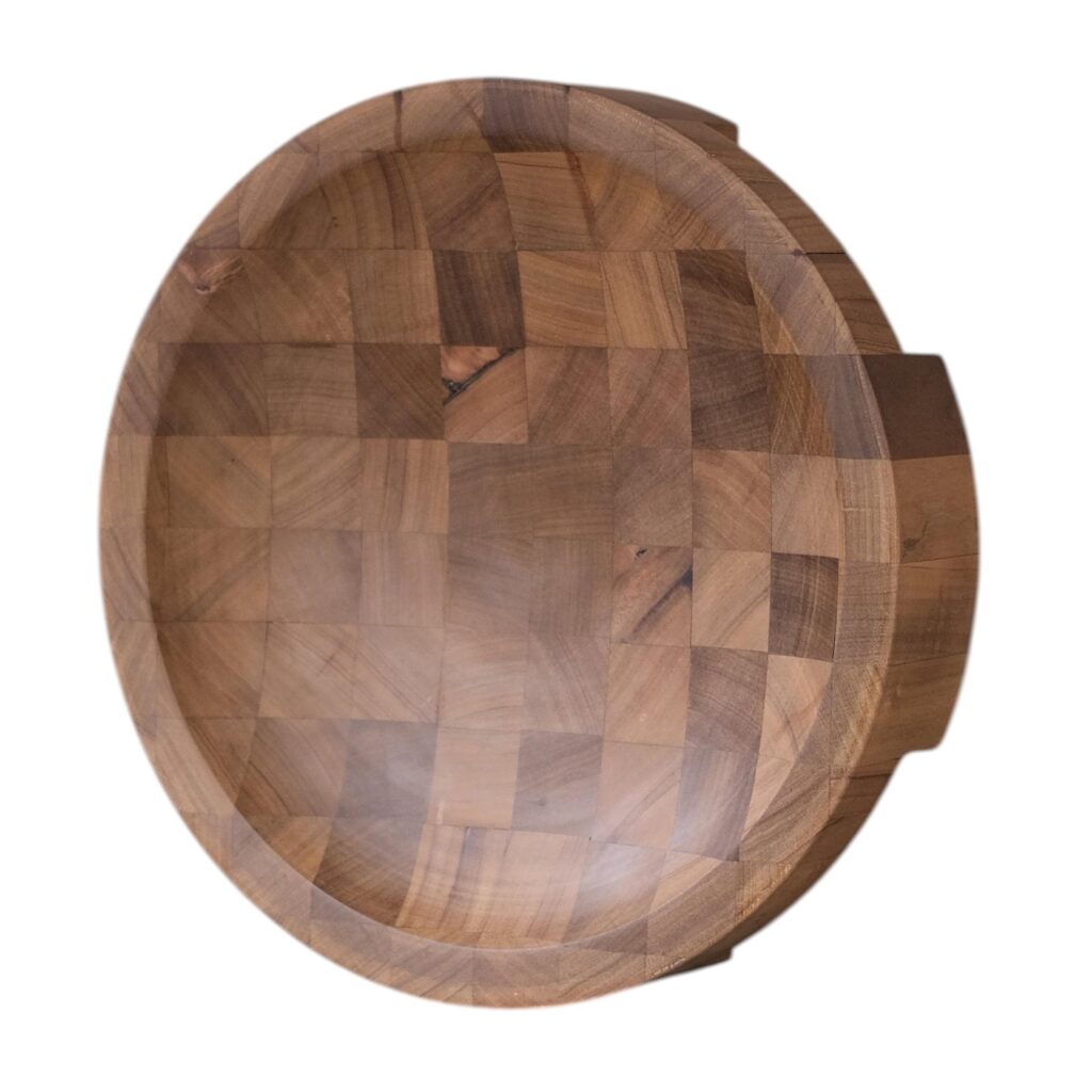 Disk Tray African Walnut Small by Arno Declercq 1