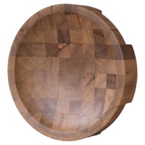 Disk Tray African Walnut Small by Arno Declercq