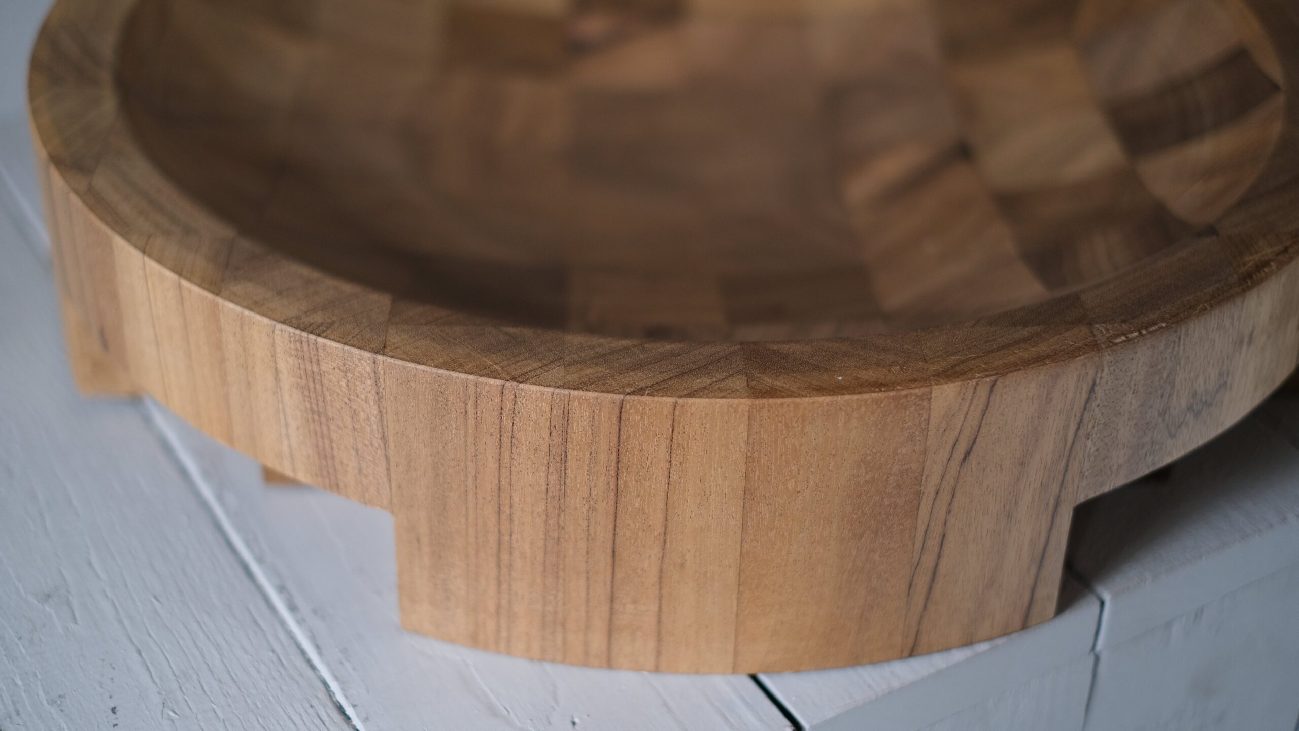 Disk Tray African Walnut Small by Arno Declercq 4