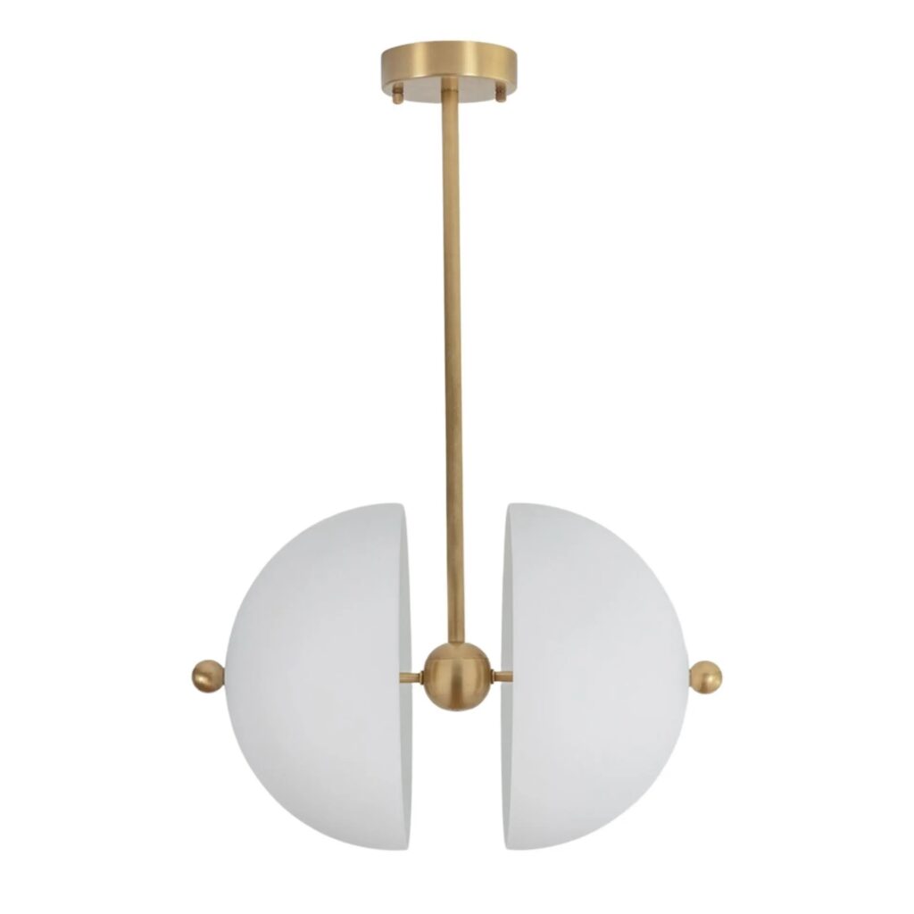 Split Circle Pendant Lamp by Square in Circle 1
