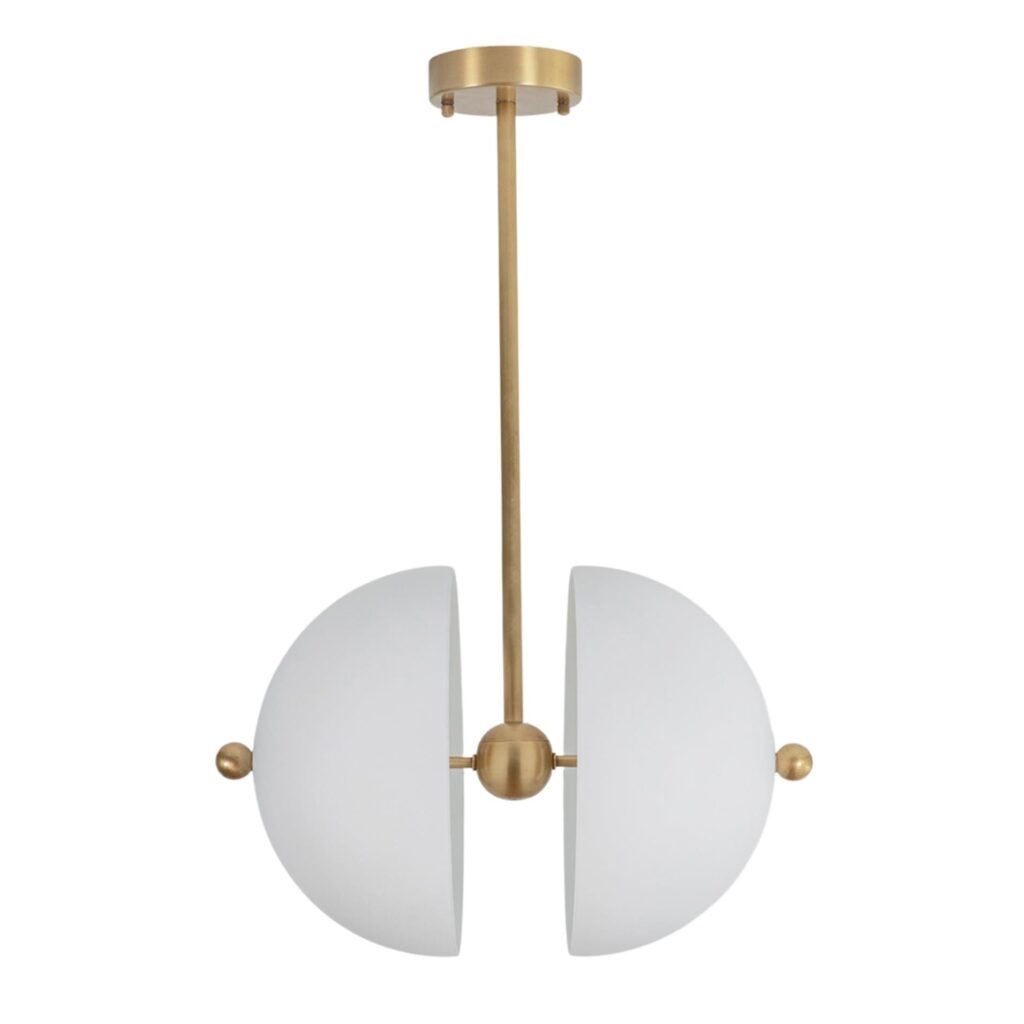 Split Circle Pendant Lamp by Square in Circle 1