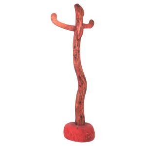 Unique Olive Wood Coat Hanger by BehaghelFoiny