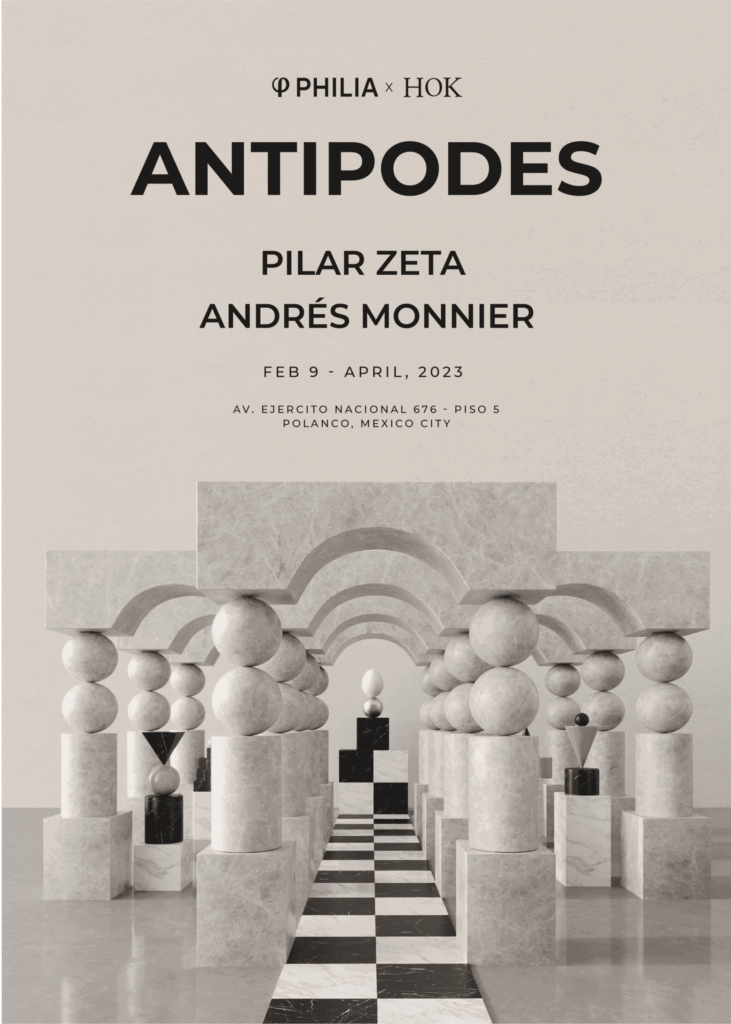 poster galerie philia antipodes mexico city