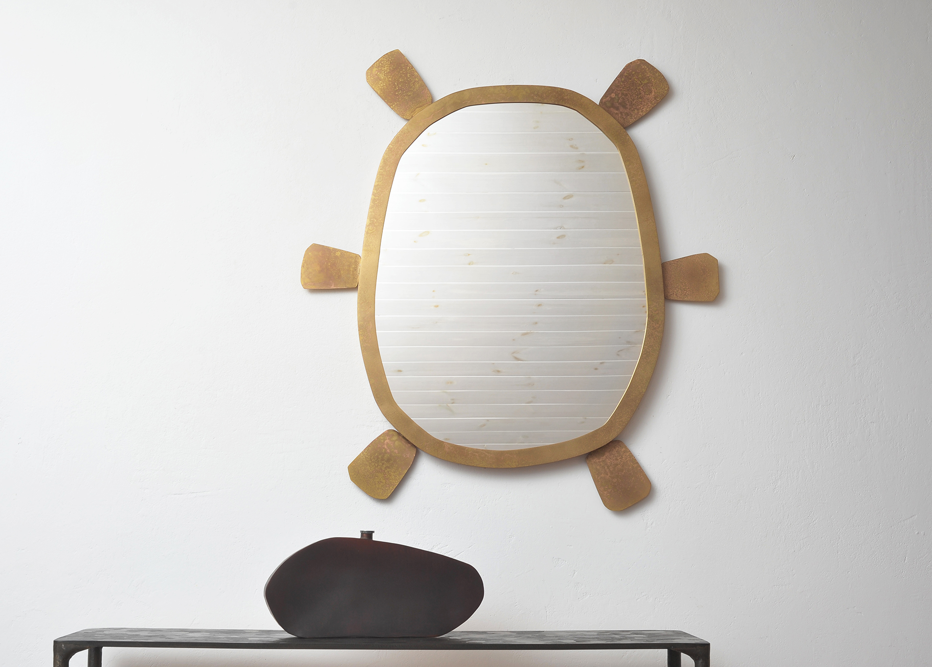 Brass Mirror by Lukasz Friedrich 3