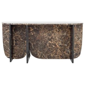 Trilithon Marble Console Table by OS And OOS