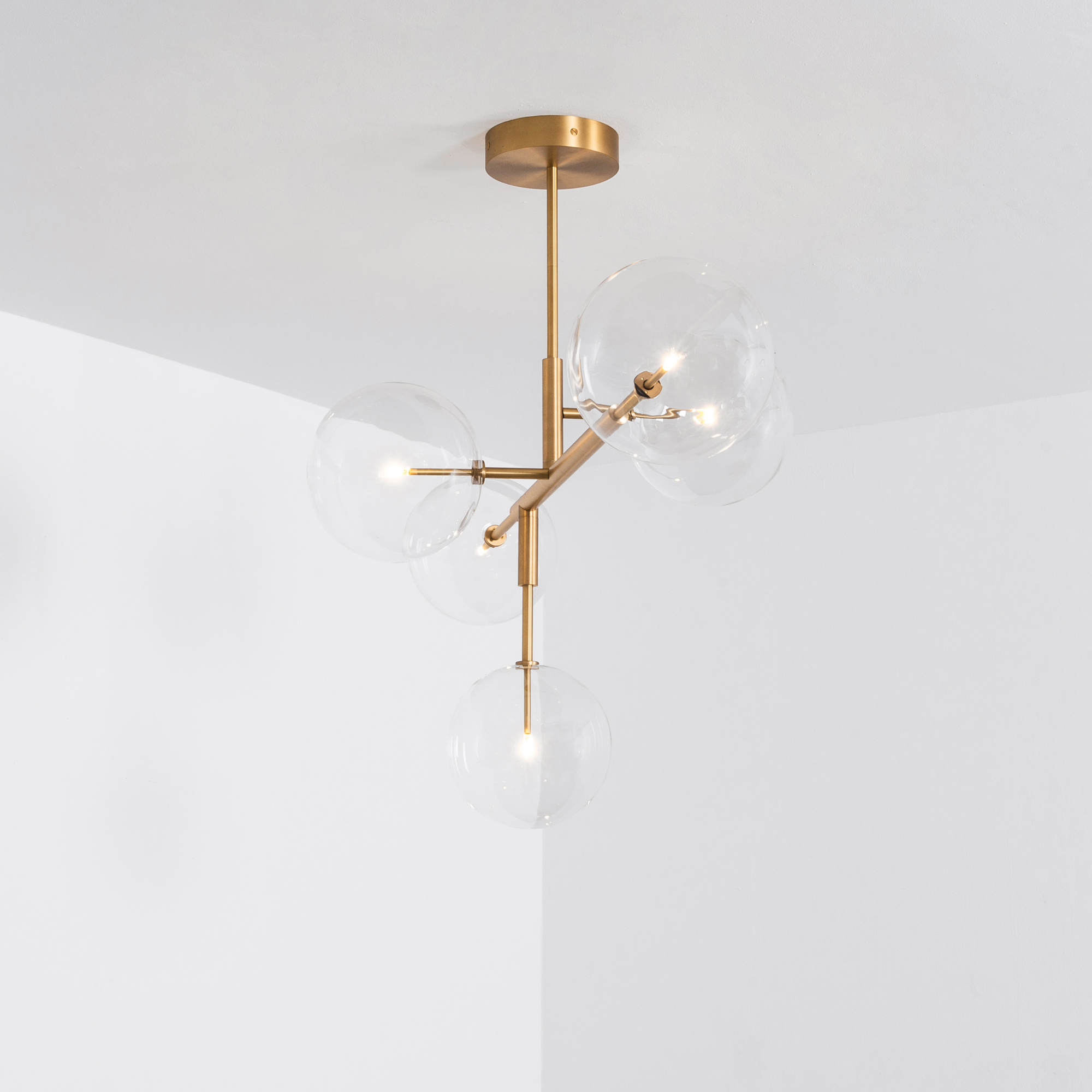 Axis Brass Pendant Light by Schwung 2
