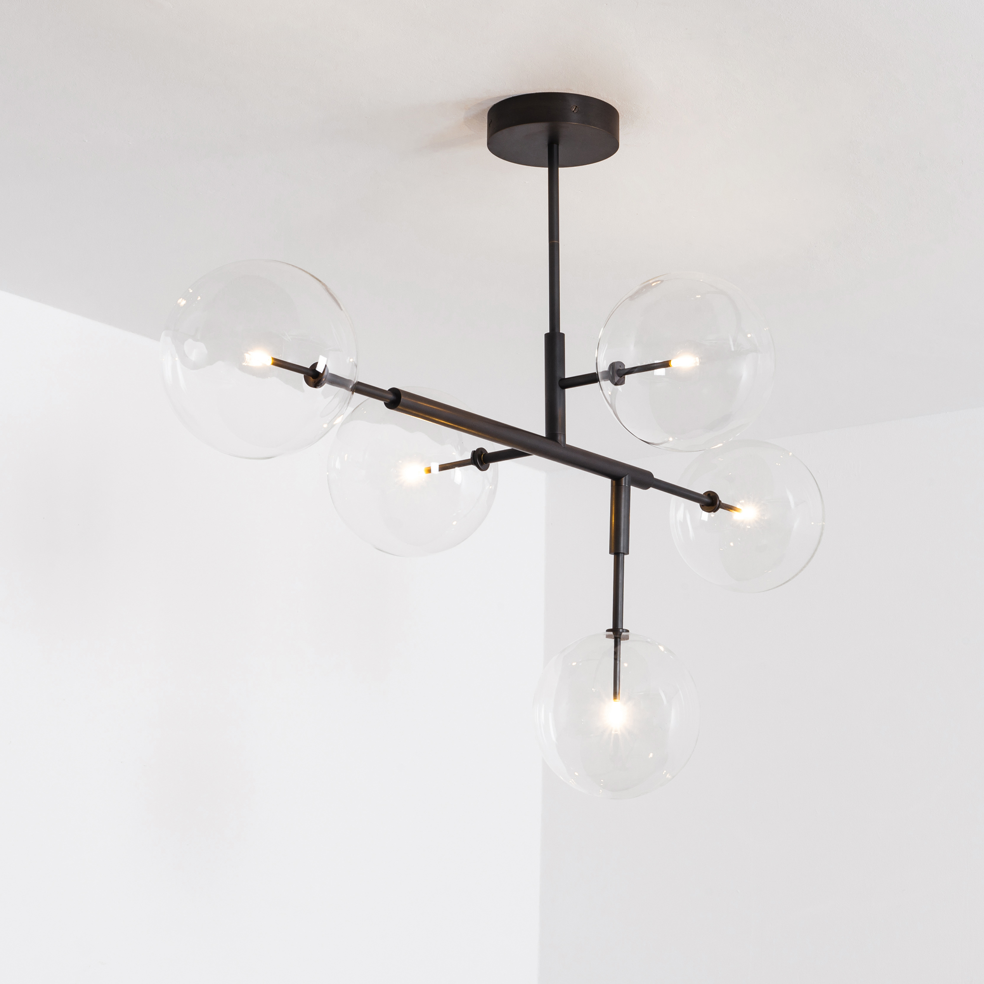 Axis Brass Pendant Light by Schwung 4