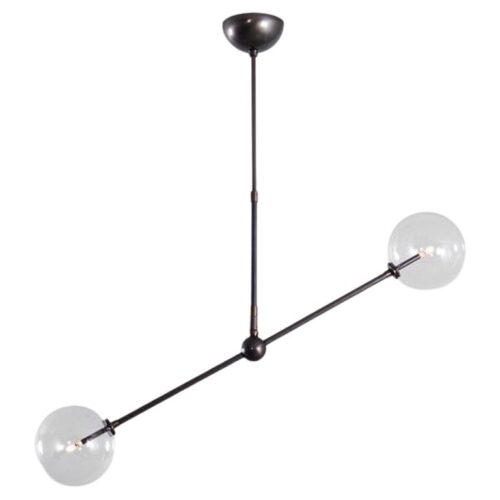 Balance Black Gunmetal Chandelier by Schwung 1