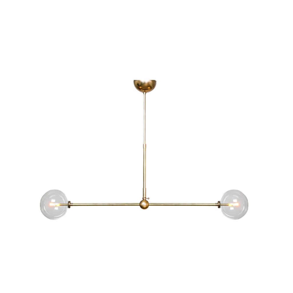 Balance Brass Chandelier by Schwung 1