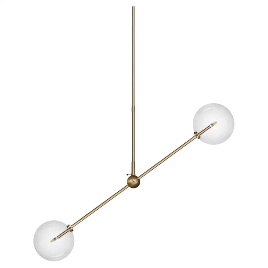 Balance Brass Chandelier by Schwung 1