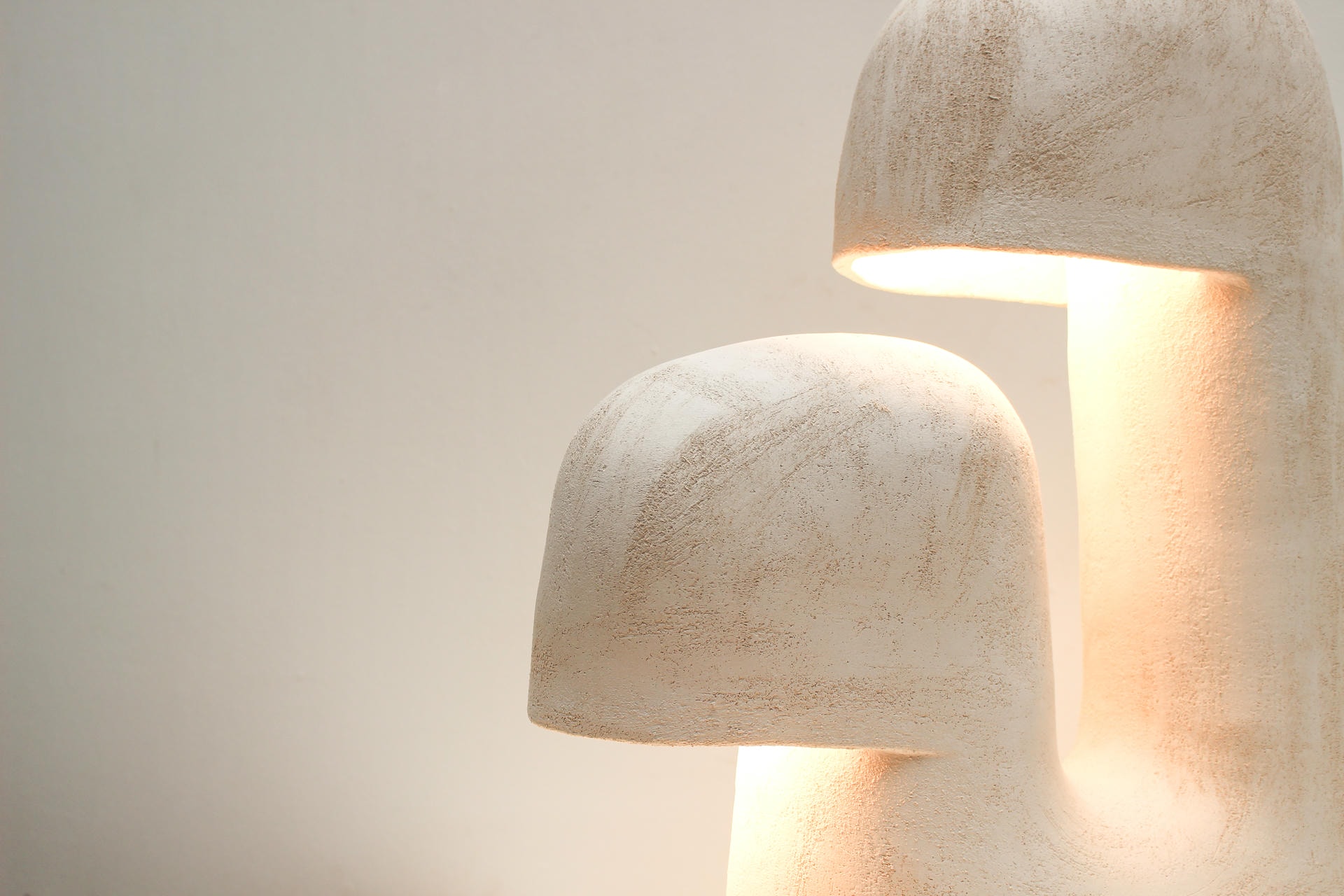 Edifice #45 Stoneware Lamp by Elisa Uberti 3