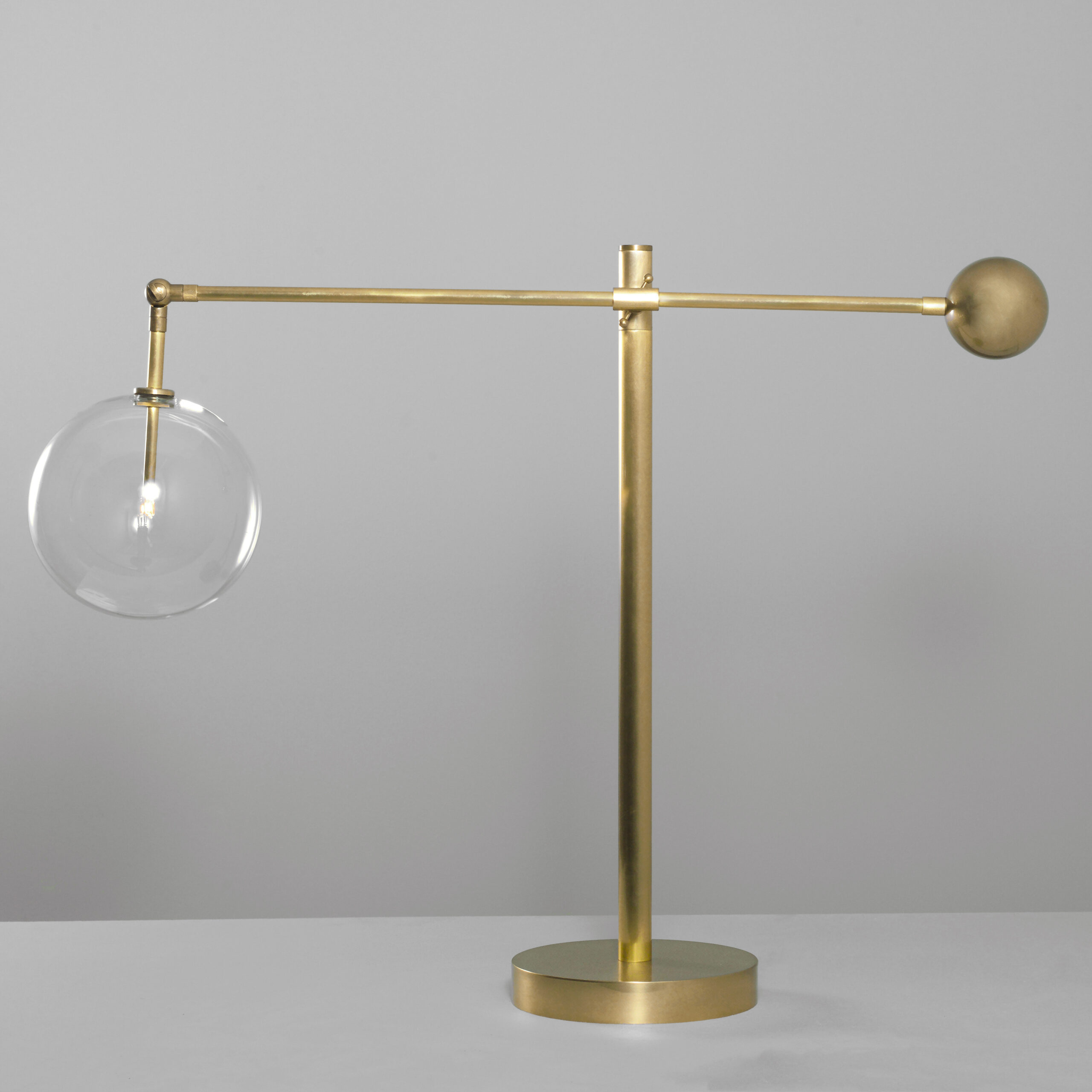 Milan 1 Arm Black Gunmetal Floor Lamp by Schwung 4