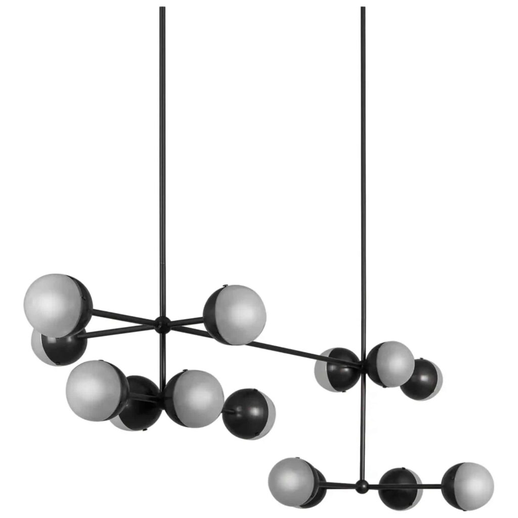 Molecule Linear Chandelier by Schwung 1