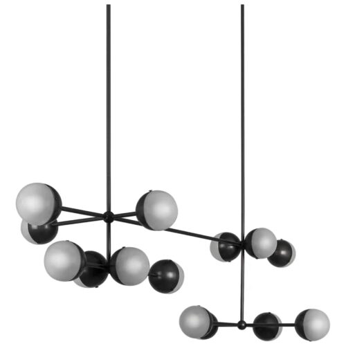 Molecule Linear Chandelier by Schwung 1