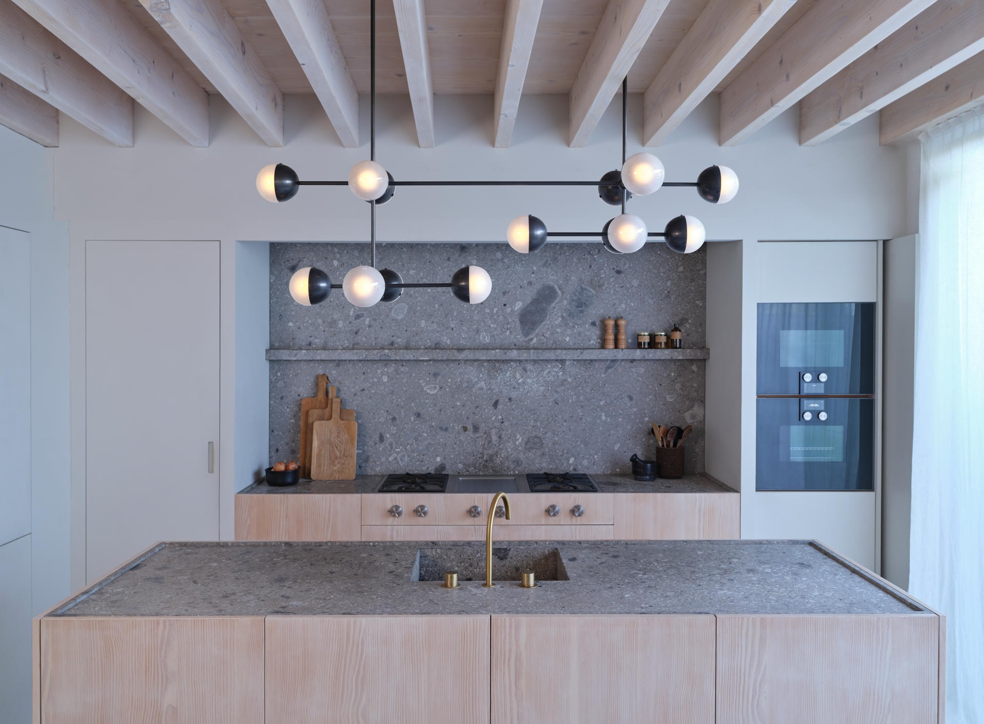 Molecule Linear Chandelier by Schwung 4