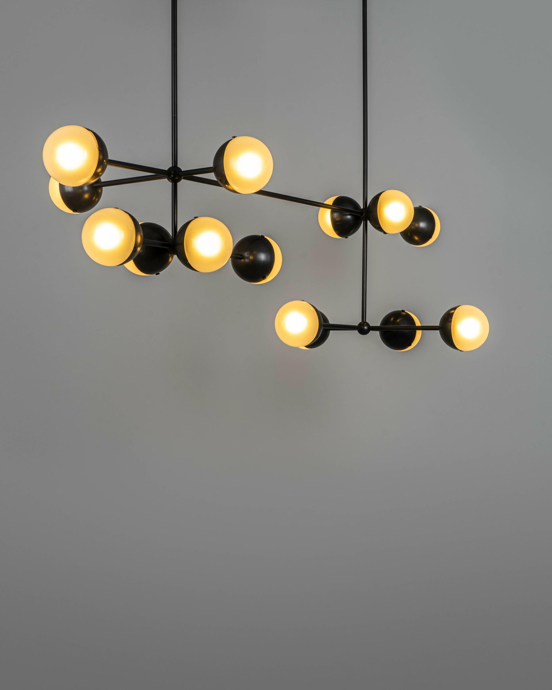 Molecule Linear Chandelier by Schwung 5