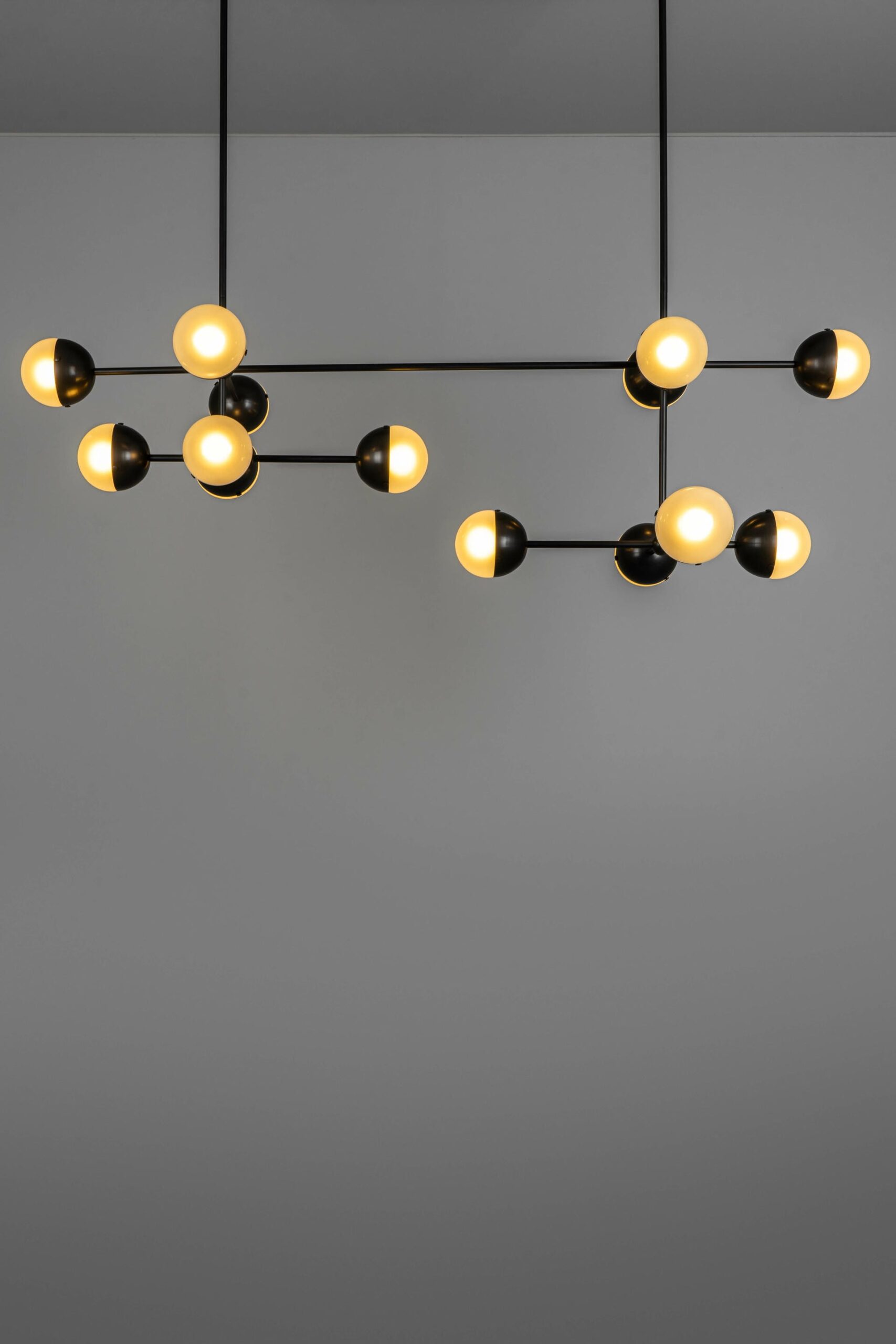 Molecule Linear Chandelier by Schwung 6