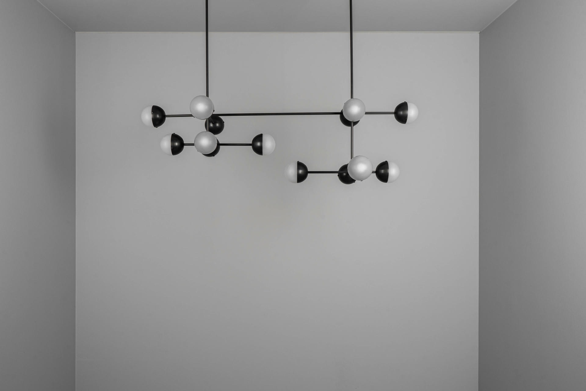 Molecule Linear Chandelier by Schwung 7