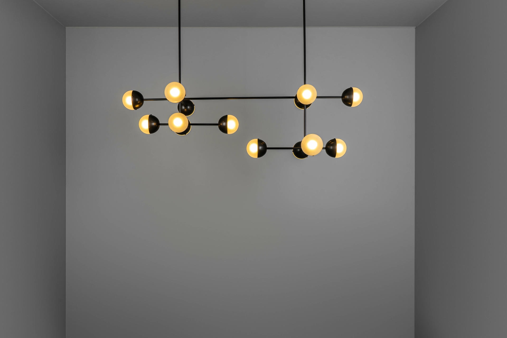 Molecule Linear Chandelier by Schwung 8