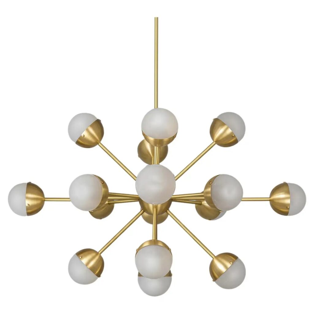 Molecule Spark Oval 17 Chandelier by Schwung 1