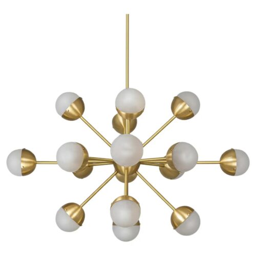 Molecule Spark Oval 17 Chandelier by Schwung 1