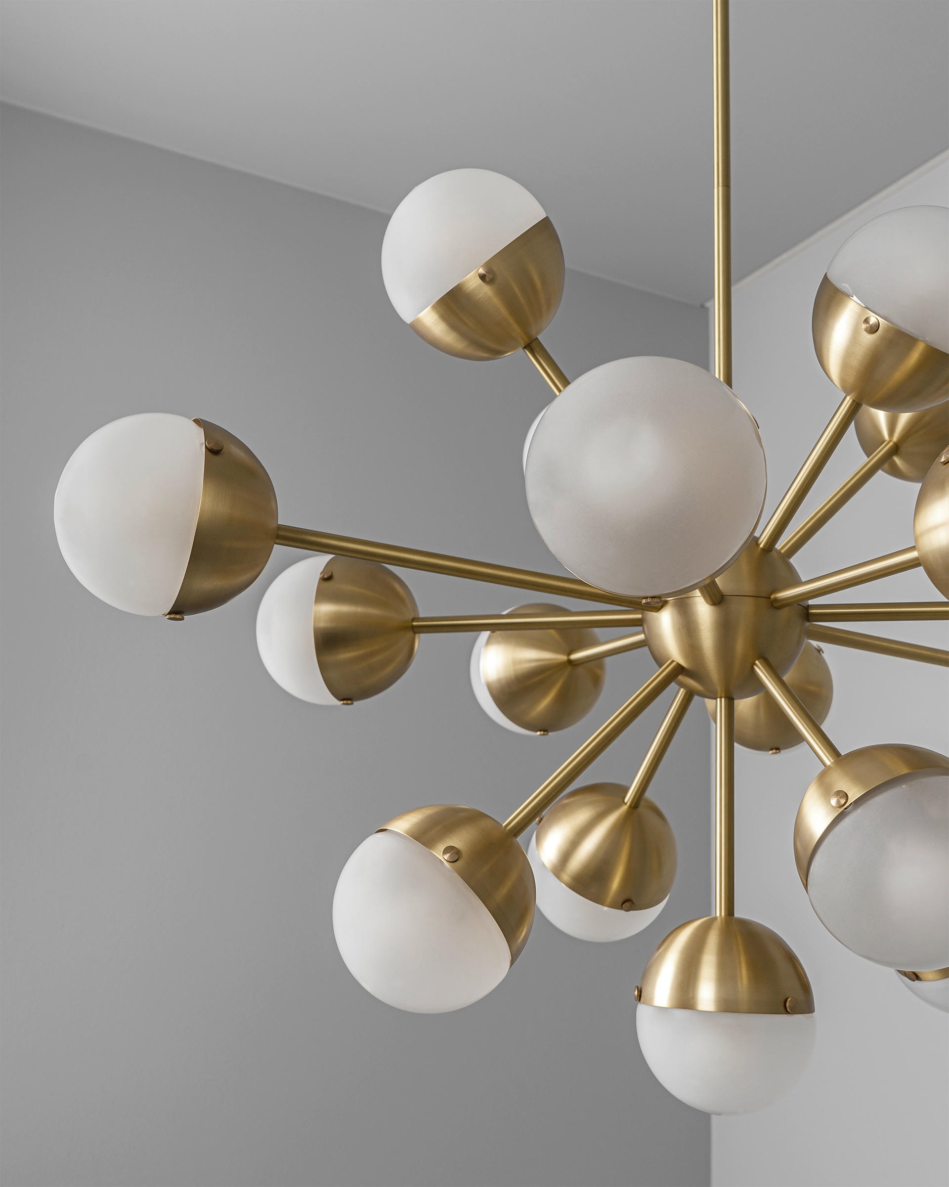 Molecule Spark Oval 17 Chandelier by Schwung 10