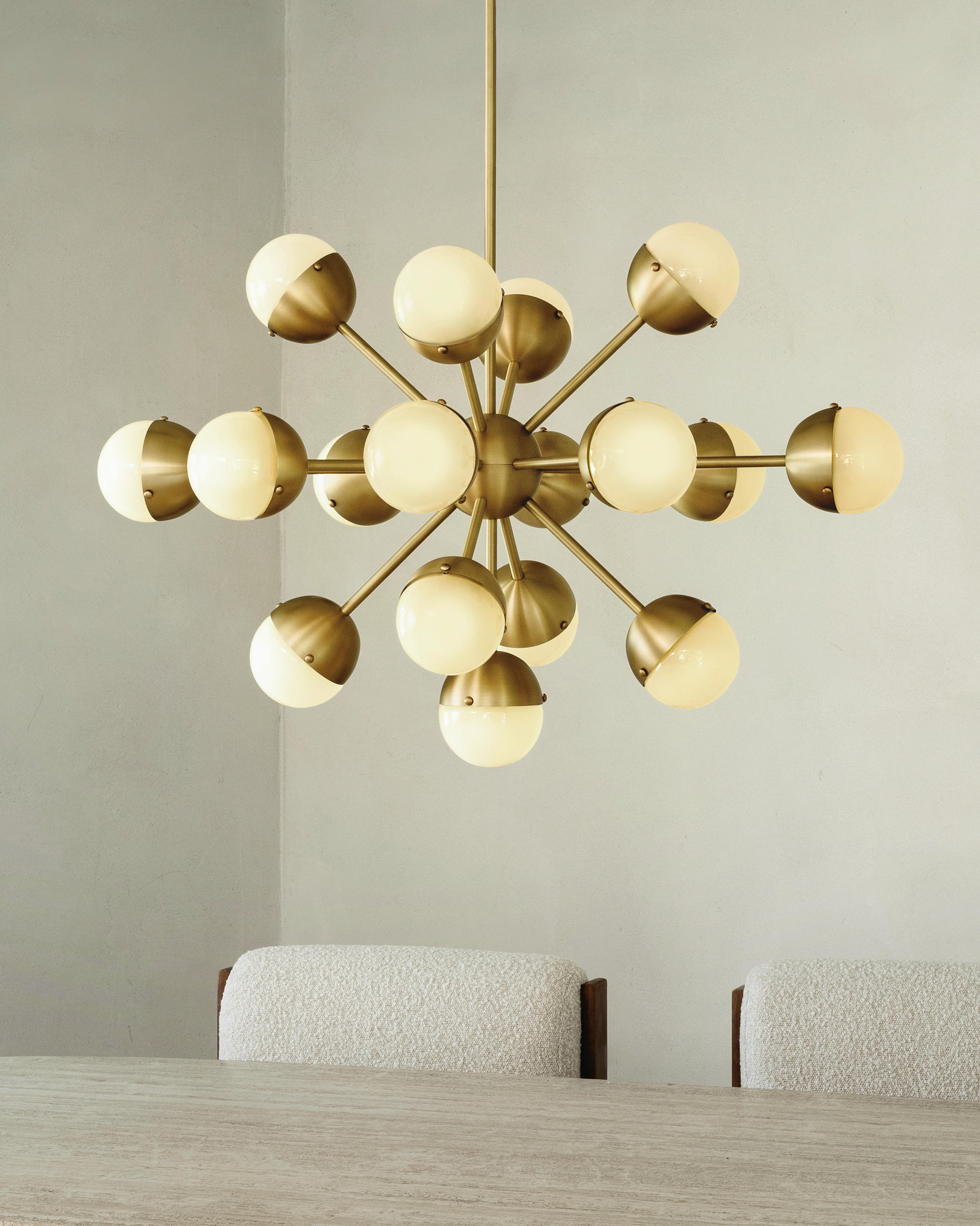 Molecule Spark Oval 17 Chandelier by Schwung 12