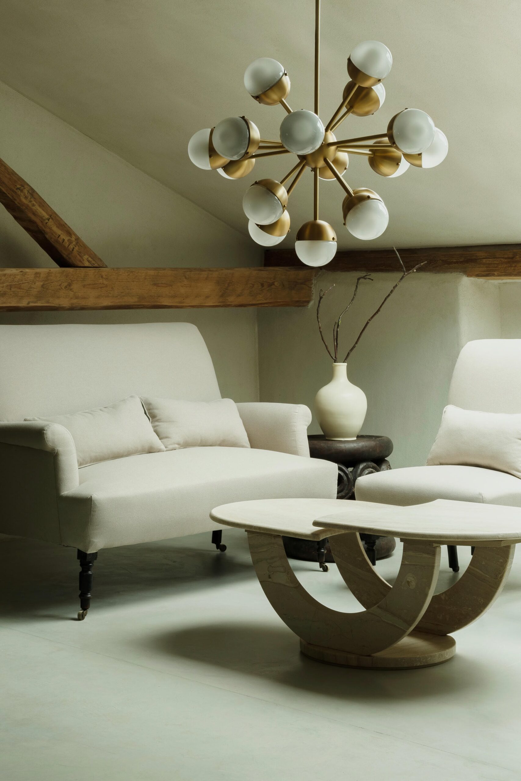Molecule Spark Oval 17 Chandelier by Schwung 13