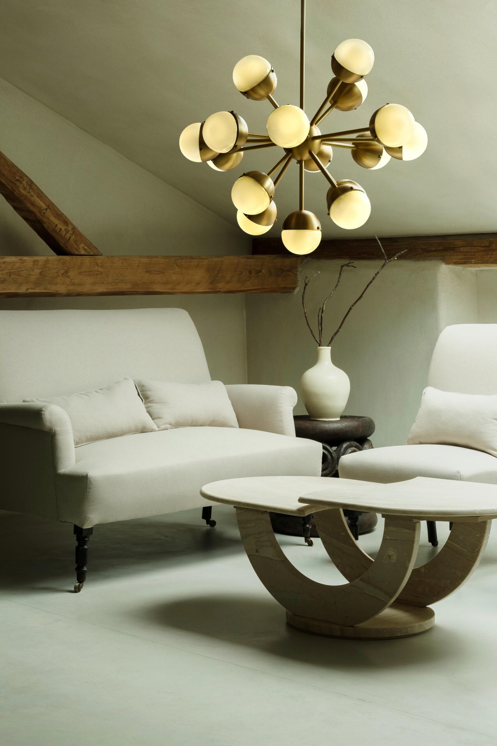 Molecule Spark Oval 17 Chandelier by Schwung 14