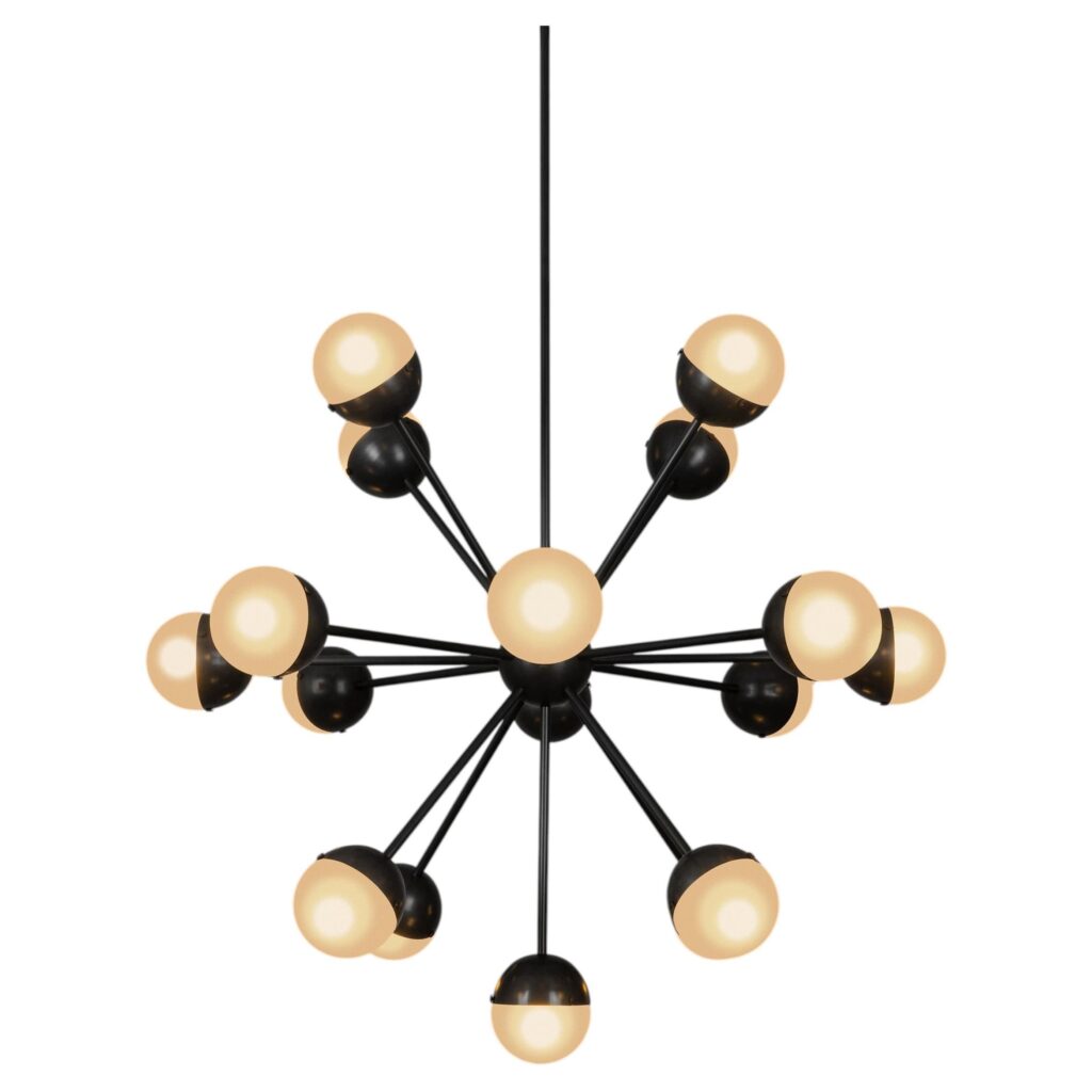 Molecule Spark Round 17 Chandelier by Schwung 1