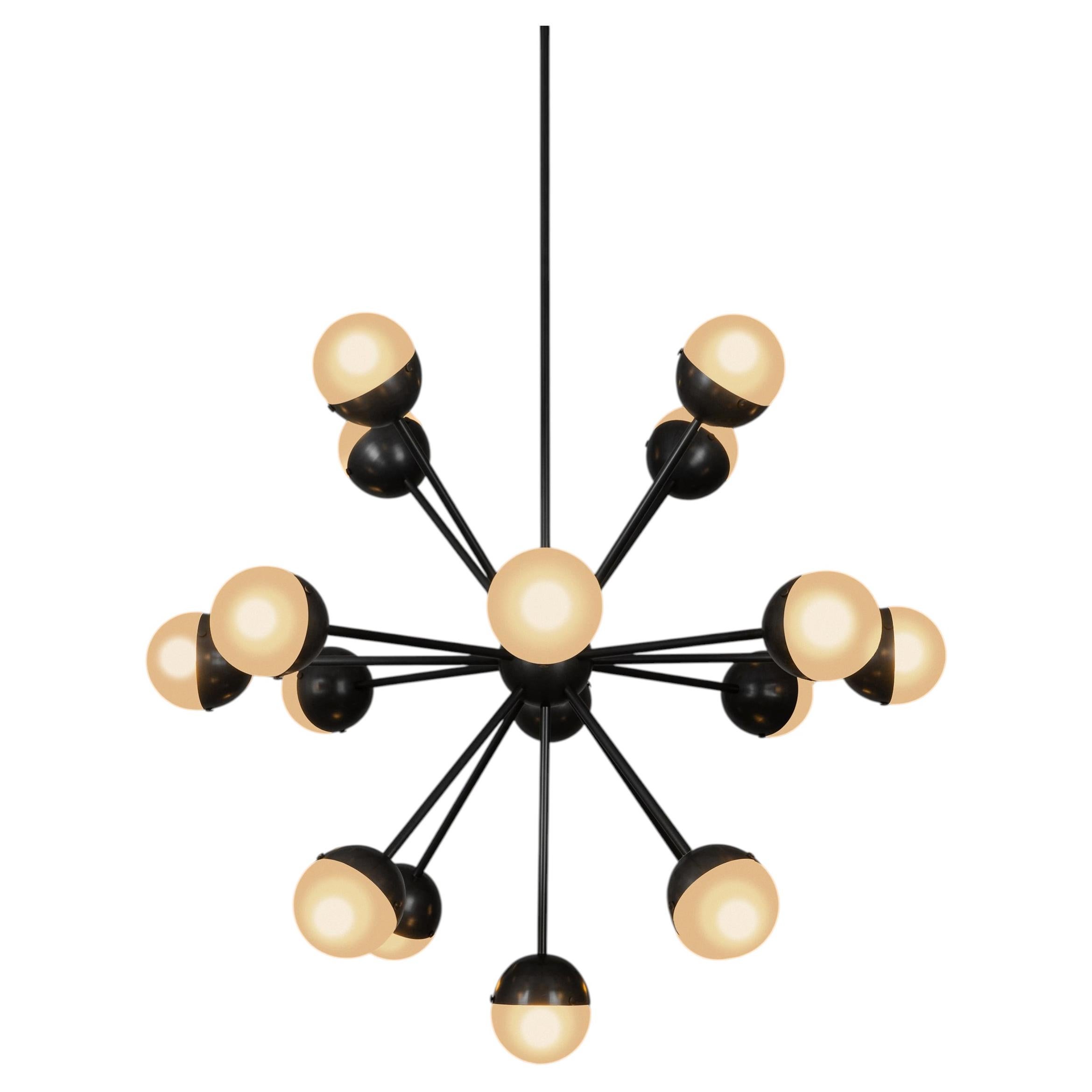 Molecule Spark Round 17 Chandelier by Schwung 1