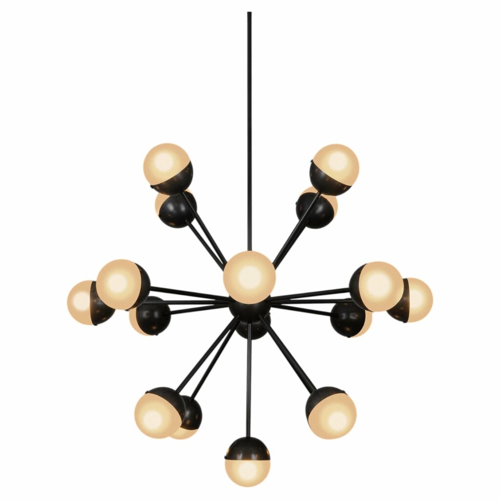 Molecule Spark Round 17 Chandelier by Schwung 1