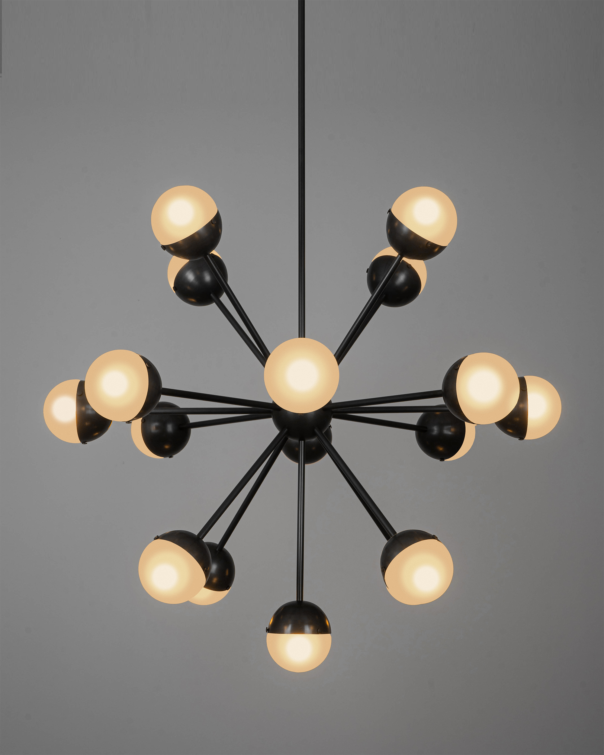 Molecule Spark Round 17 Chandelier by Schwung 2