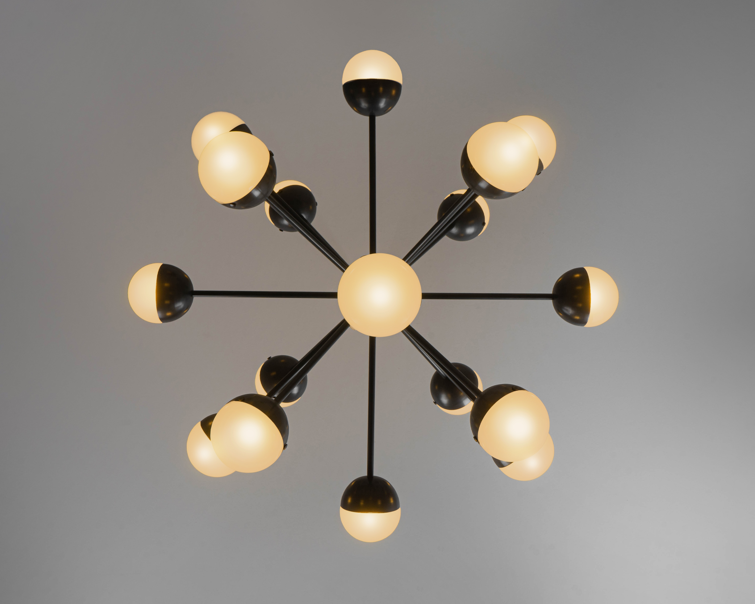 Molecule Spark Round 17 Chandelier by Schwung 3
