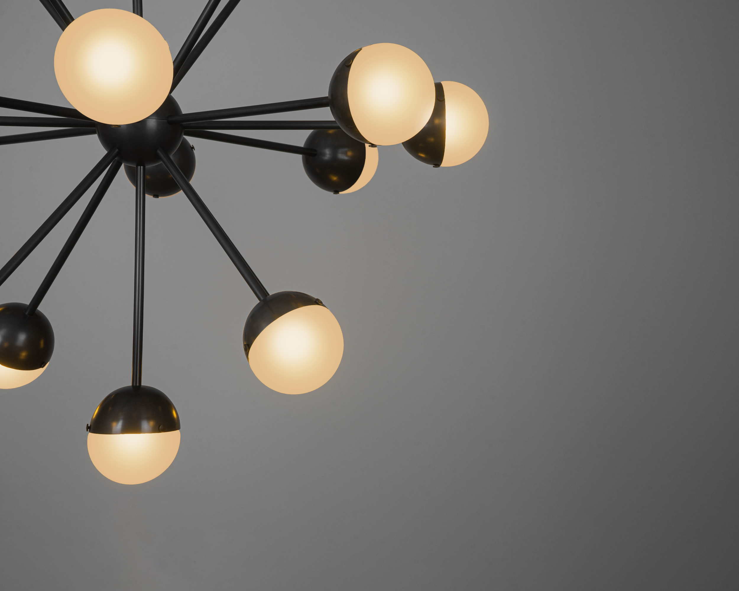 Molecule Spark Round 17 Chandelier by Schwung 4
