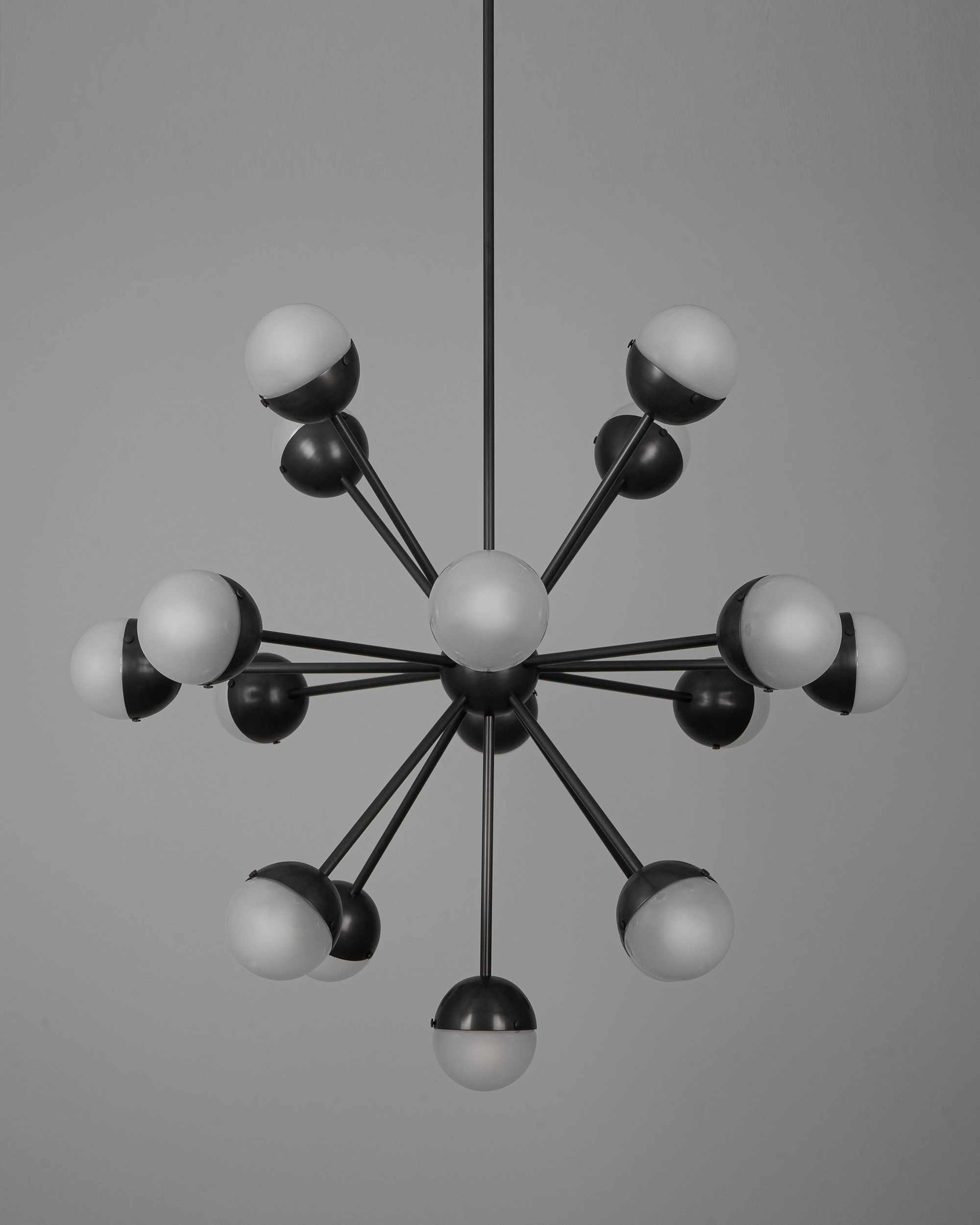 Molecule Spark Round 17 Chandelier by Schwung 7