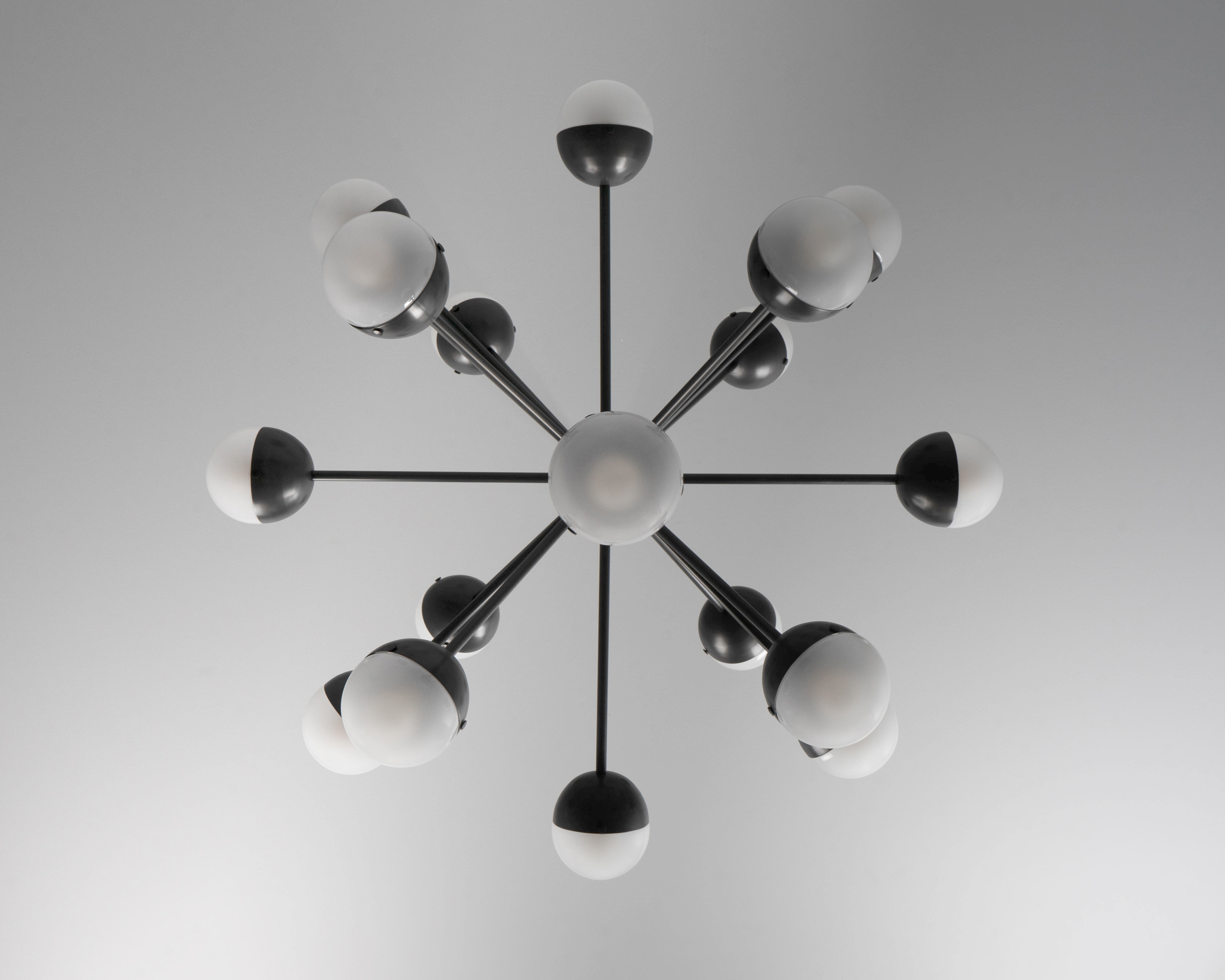 Molecule Spark Round 17 Chandelier by Schwung 8