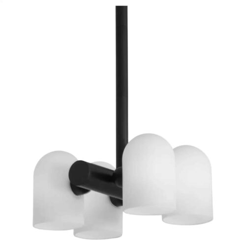 Odyssey 4 Black Gunmetal Chandelier by Schwung 1