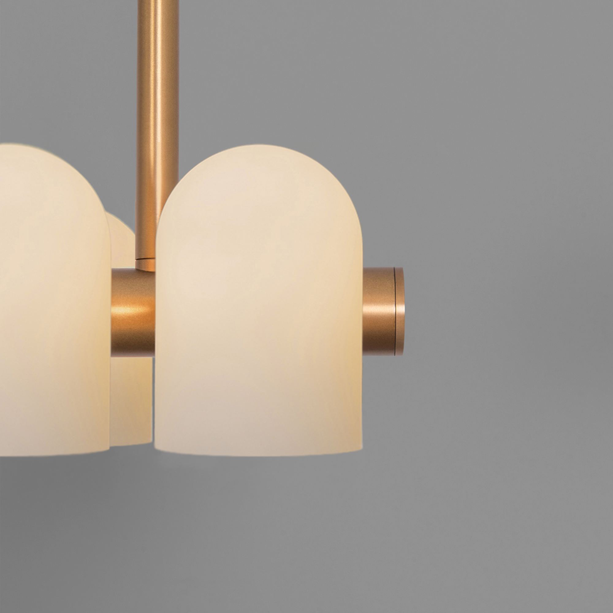 Odyssey 4 Brass Chandelier by Schwung 3