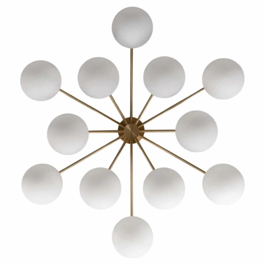 Orion Round Chandelier by Schwung 1
