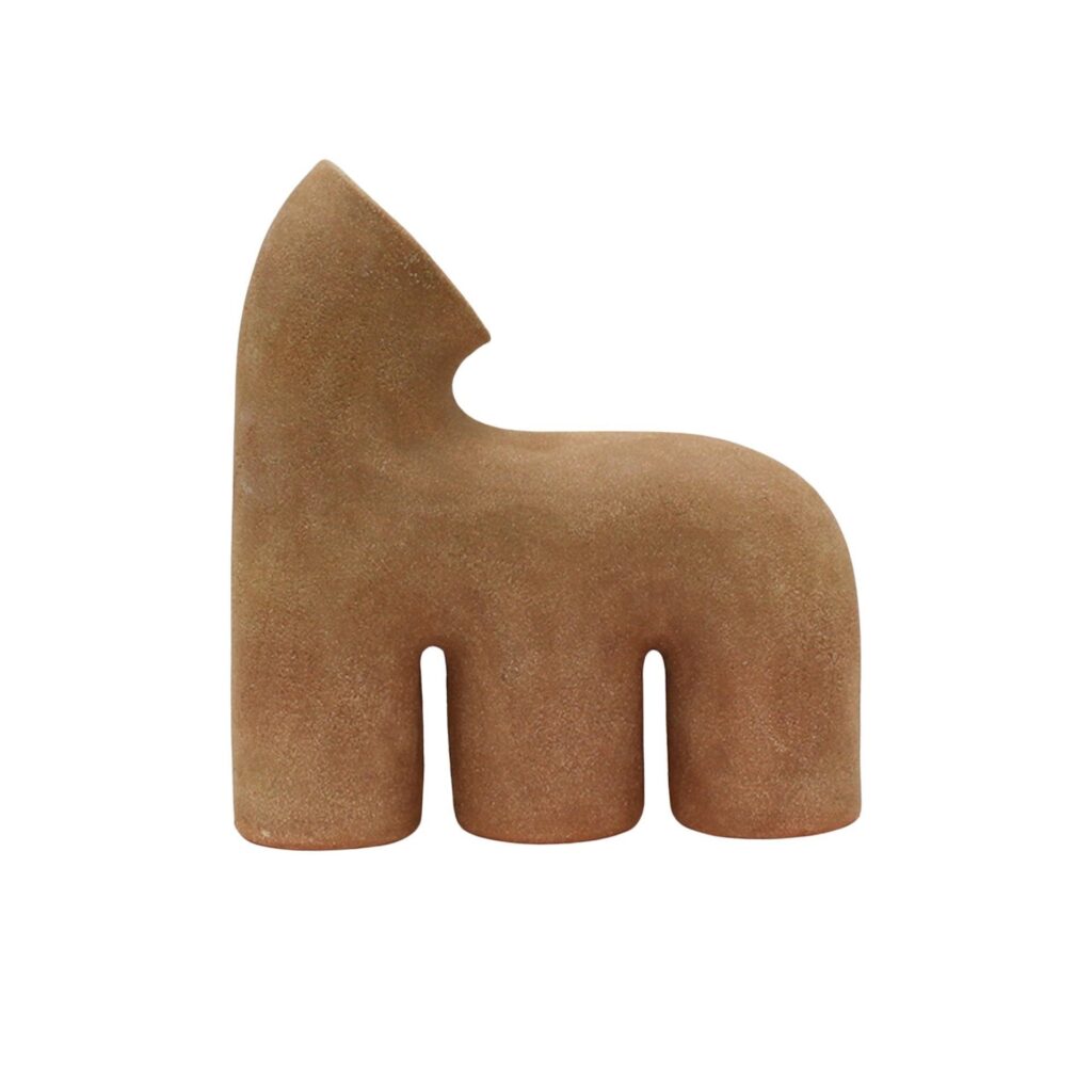 Refuge #20 Gingerbread Stoneware Lamp by Elisa Uberti 1