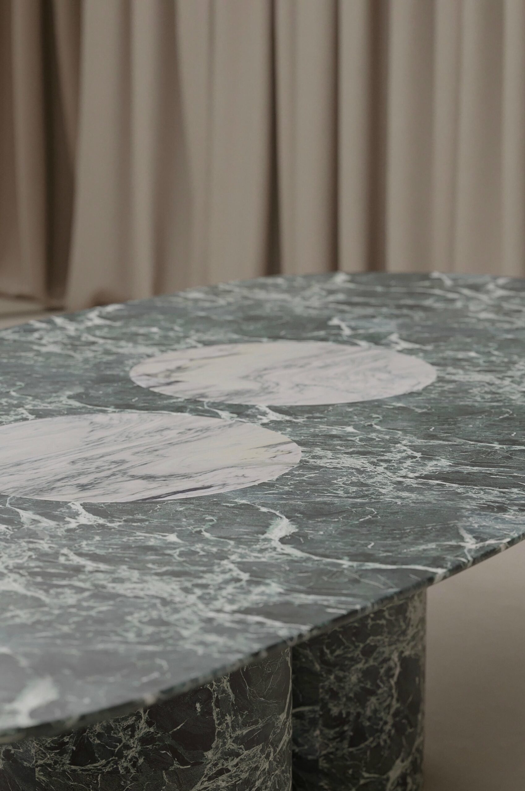 Salvante D1 Dining Table, Crema Tirreno Marble by Piotr Dąbrowa 3